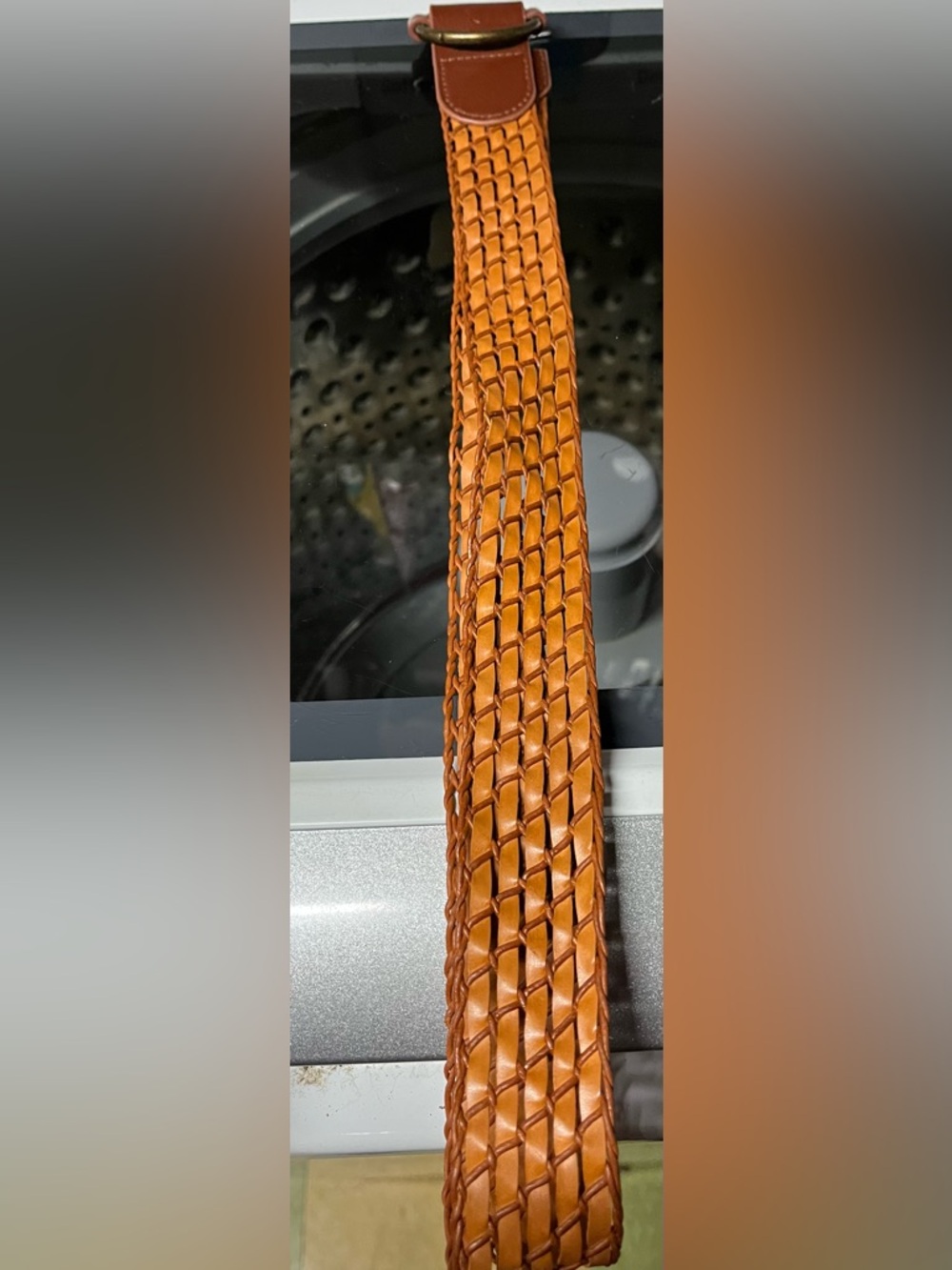Braided Tan Leather Belt EUC Giveaway